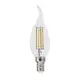 LED ФИЛАМЕНТ E14 DIM C35 5W ВРЪХ КЕХЛИБАР 2700K 230V AC 680LM RA80 30000H 360°