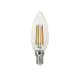 LED ФИЛАМЕНТ E14 C35 7W 4000K 230V AC 880LM RA80 30000H 360°