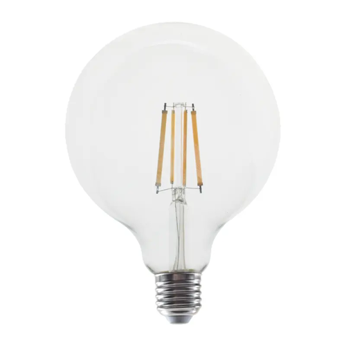 LED ФИЛАМЕНТ E27 G125 10W 2700K 230V AC 1220LM RA80 30000H 360°
