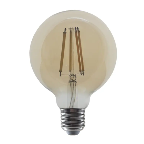 LED ФИЛАМЕНТ E27 STEP-DIM G95 10W КЕХЛИБАР 2700K 230V AC 1260LM RA80 30000H 360°