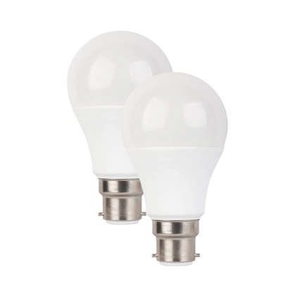 ЛЕД A60 B22 230V 7W 6.000K 270° 590Lm Ra80 ДВОЕН ПАКЕТ