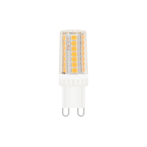 LED SMD G9 ДИМИРУЕМА 5W 3000K 230V AC 400LM RA80 30000H 360° КЕРАМИКА