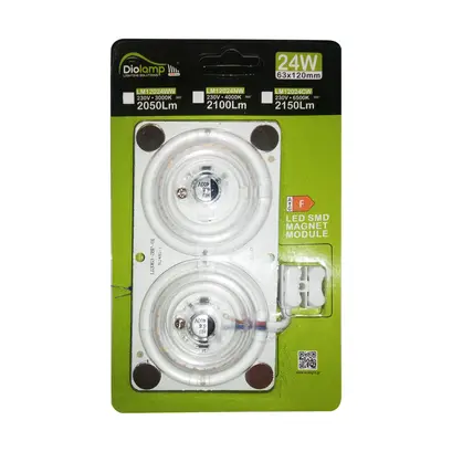 ^ LED SMD МАГНИТЕН МОДУЛ 24W 230V AC 2150LM 160° 6500K RA80 30000H