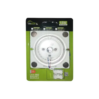 ^ LED SMD МАГНИТЕН МОДУЛ 18W 230V AC 1600LM 160° 4000K RA80 30000H