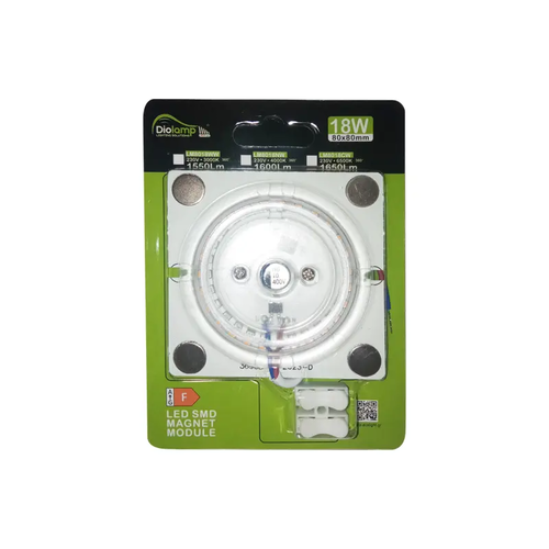 ^ LED SMD МАГНИТЕН МОДУЛ 18W 230V AC 1550LM 160° 3000K RA80 30000H