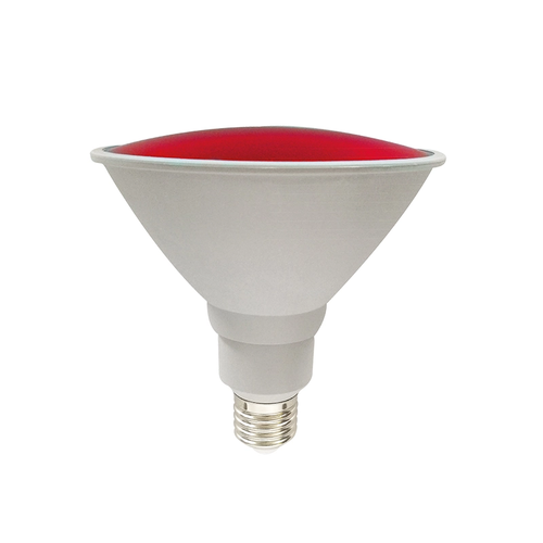 LED SMD E27 PAR38 15W RED 1150LM 230V AC RA80 30000H 110°  IP65