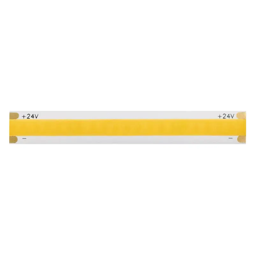 LED COB ЛЕНТА 24V DC 12W/M 3000K 1200LM/M IP20 8mm Ra80 480LEDS/M 5M РОЛКА 3 ГОДИНИ