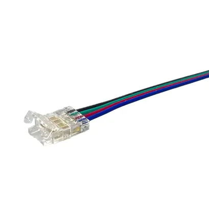 ЗАХРАНВАЩ КОНЕКТОР ЗА 10mm RGB COB LED ЛЕНТА