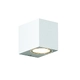 GU10 СТЕННО ОСВЕТИТЕЛНО ТЯЛО ПЛАСТМАСА 230V AC БЯЛО IP65 MAX 3W LED