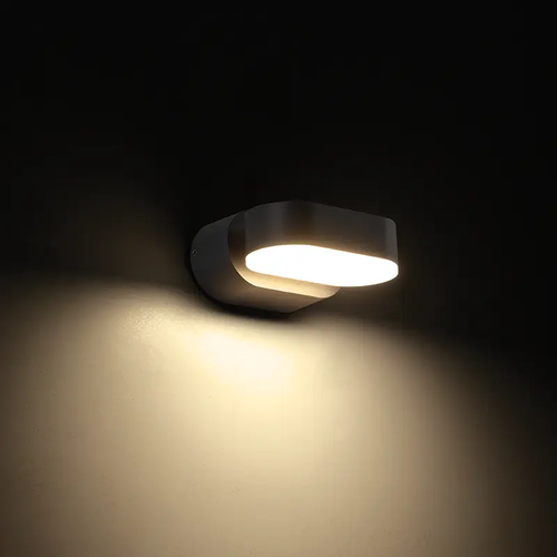 ^LED SMD СТЕННО ОСВЕТИТЕЛНО ТЯЛО 7W 320LM 100° 230V AC 3.000K ТЪМНО СИВО CRI80 IP54 30.000HRS - изображение 2