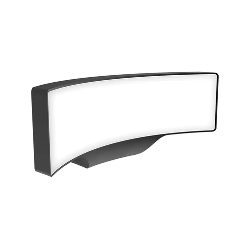 ^LED SMD СТЕННО ОСВЕТИТЕЛНО ТЯЛО 13W 710LM 110° 230V AC 3.000K ТЪМНО СИВО CRI80 IP65 30.000HRS