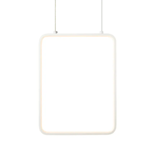 ВИСЯЩА ЛАМПА ЛЕД 15W 3000K 1390LM БЯЛО МЕТАЛНО 26X14XH142CM SYMETRIA