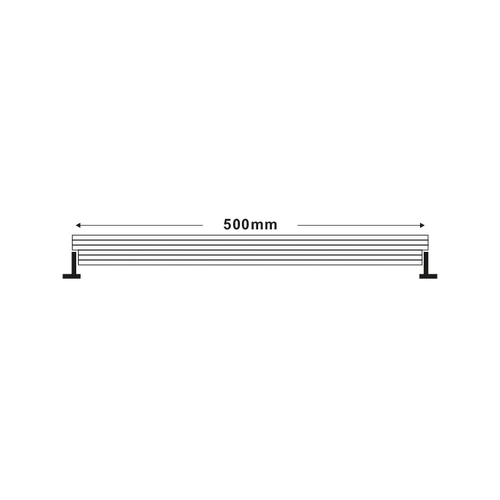 LED ОСВЕТИТЕЛ ЗА ФАСАДИ 18W, 1530lm 4000K, 15° x 60° 0,5m, IP66, 3 години гаранция с бързи конектори - изображение 2