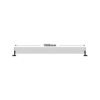 LED ОСВЕТИТЕЛ ЗА ФАСАДИ 36W, 4000K, 1m, IP66 с бързи конектори