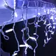 144 LED БЯЛ КАУЧУК ЗАВЕСА СВЕТЛИНА CW CONNECT (МАКС 20) STEADY IP44 300x60CM 1,5M ОЛОВО КАБЕЛ