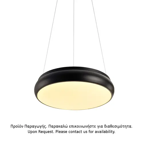 ^ВИСУЛКА ОСВЕТИТЕЛНО ТЯЛО ЛЕД 32W 2560LM 3000K ЧЕРНО МЕТАЛНО D40XH140CM KALLISTA