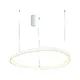 ПЕНДЕЛ LED 36W 3000K 2700LM HARMONY БЯЛ АЛУМИНИЙ IP20 D42XH120CM - изображение 4
