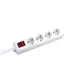 РАЗКЛОНИТЕЛ 4 ГНЕЗДА СЪС ЗАЩИТА ЗА ДЕЦА И КЛЮЧ 16A IP20 С КАБЕЛ H05VV-F 3x1.5mm2/3m