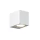 ^GU10 СТЕННО ОСВЕТИТЕЛНО ТЯЛО 230V AC МАТОВО БЯЛО IP65 MAX.35W