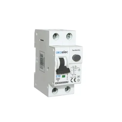 ЕЛЕКТРОМАГНИТНА ДЕТОКОВО-ТОКОВА ЗАЩИТА 1P+N C10 30mА AC ТИП 6kA 2M