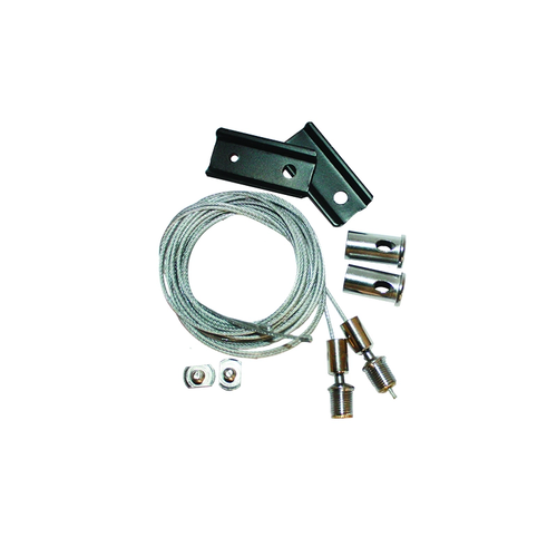 HANGING KIT(SETS 2 PCS) FOR MATTE BLACK MAGNETIC TRACK 48V DC WITH 2M STEEL WIRE & INSTALLATION ACCESSORIES