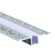 LING TRIMLESS ALUMINUM PROFILE WITH OPAL PC DIFFUSER 2m/pc