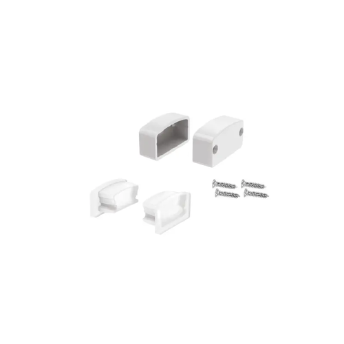 SET OF SILICON & PLASTIC END CAPS FOR P146, 2 WITHOUT HOLE & 2 WITH HOLE