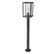 ^SAND BLACK LUMINAIRE CELIA 1XE27 IP44 WITH POLE & CLEAR GLASS