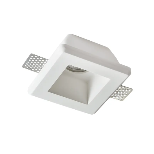 SQUARE GYPSUM TRIMLESS SPOT LUMINAIRE ZOE GU10