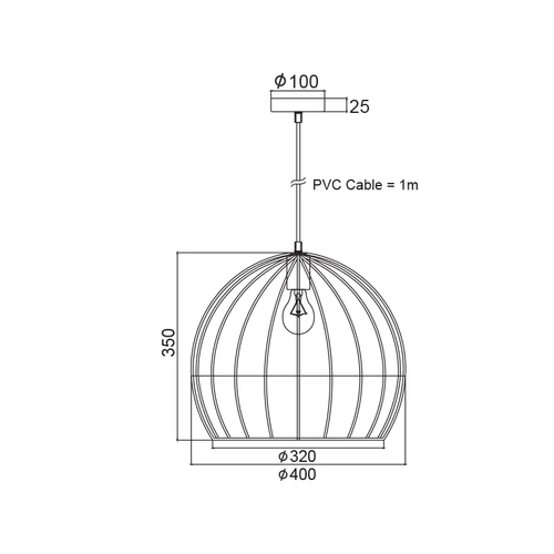 WALL LAMP 1 Χ Ε27 BLACK 50Χ11Χ8 CM METALIC PROMETHEUS - изображение 2
