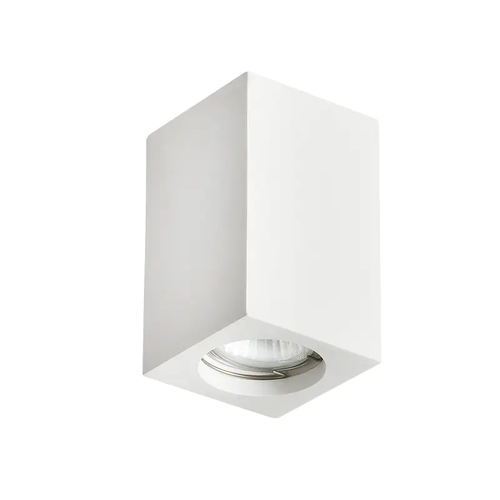 ^SQUARE GYPSUM CEILING LUMINAIRE RUTH GU10 70x70x112