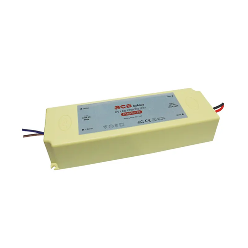 ^ПЛАСТМАСОВО 5 ГОДИНИ CV LED ЗАХРАНВАНЕ 150W 230V AC-12V DC 12.5A IP67 С КАБЕЛИ