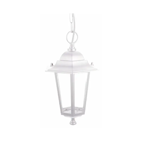 PENDANT LATERN LAMP E27 IP44 WHITE
