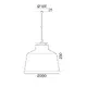 PENDANT 1ΧΕ27 METALIC BLACK+WOOD Φ30ΧΗ120CM AENEAS - изображение 2