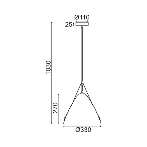 ВИСЯЩА ЛАМПА  1ΧΕ27 БЯЛО МЕТАЛНО +КОЖА D33XH100CM NAOMI - изображение 3