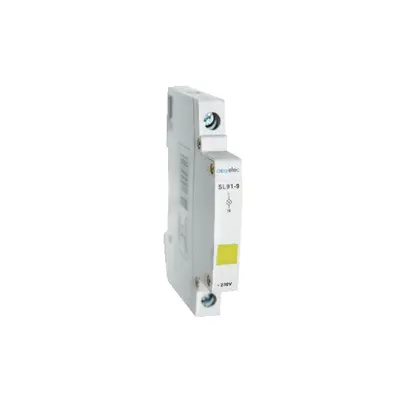 ИНДИКАТОРНА ЛАМПА ЕДИНИЧНА ЖЪЛТА 16A 230V 0.5M