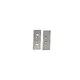 Set of 2 pcs metal taps with &without hole