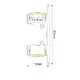 UPDOWN ALUMINUM PROFILE P50N WITH OPAL PC DIFFUSER 2m/pc - изображение 2