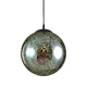 NETTO PENDANT 3D GLASS METALLIC BLACK SUSPENSION Φ30ΧΗ150CM