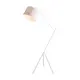 NETTO FLOOR LAMP WHITE FABRIC SHADE 1XE27 ANDALUSIA
