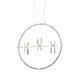 NETTO PENDANT LIGHTING LED2835 12W CHROME ALUMINUM 3000K 1080LM D53XH173CM IONIAN