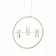 NETTO PENDANT LIGHTING LED2835 12W CHROME ALUMINUM 3000K 1080LM D53XH173CM IONIAN - изображение 4