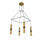 NETTO PENDANT LIGHTING 4XGU10 BRASS METALLIC 56X56XH150CM DA VINCI - изображение 4