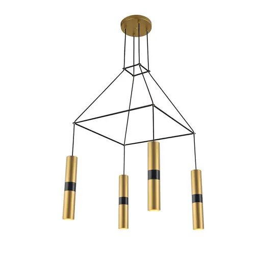NETTO PENDANT LIGHTING 4XGU10 BRASS METALLIC 56X56XH150CM DA VINCI - изображение 4
