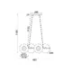 ^PENDANT LIGHTING 4ΧG9 BRASS/BLACK METAL+ GLASS 68X27ΧΗ118CM LAYLA - изображение 2