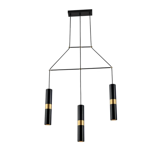 NETTO ПЕНДЕЛ 3XGU10 ЧЕРЕН МЕТАЛ 66X8XВ150CM DA VINCI