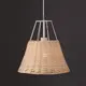 NETTO ПЕНДЕЛ 1XE27 РАТАН + БЯЛ МЕТАЛ D30XВ120CM ZORBAS - изображение 2