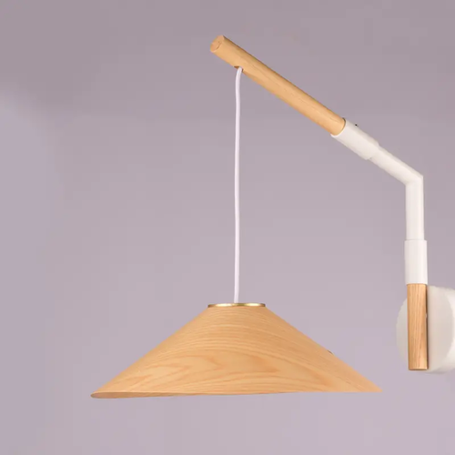 NETTO АПЛИК 1X GX53 НАТУРАЛНО ДЪРВО 30Χ40Χ32CM NAIROBI - изображение 2