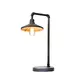 NETTO TABLE LIGHTING 1ΧE27 BLACK+GOLD METALLIC 34Χ22ΧH56CM PIPE