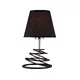 TABLE LAMP BLACK SHADE1XE27 METAL SPIRAL LAGOS